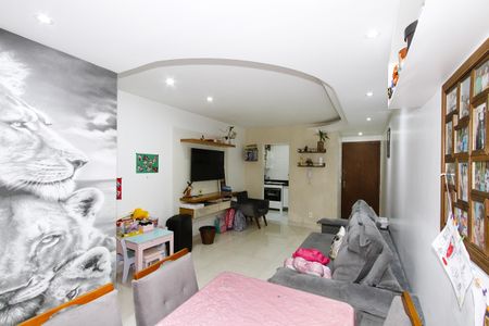Sala de apartamento à venda com 3 quartos, 78m² em Coração Eucarístico, Belo Horizonte