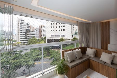 Apartamento para alugar com 87m², 3 quartos e 2 vagasVaranda da Sala de Jantar
