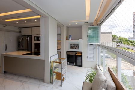 Varanda da Sala de Jantar de apartamento para alugar com 3 quartos, 87m² em Vila da Serra, Nova Lima