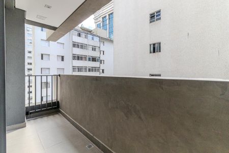 Varanda de kitnet/studio à venda com 1 quarto, 24m² em Consolação, São Paulo