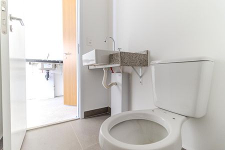 Banheiro de kitnet/studio à venda com 1 quarto, 24m² em Consolação, São Paulo