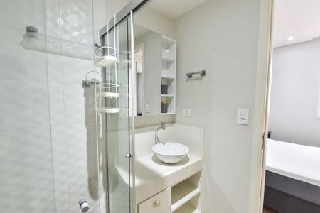 Apartamento para alugar com 42m², 1 quarto e 1 vaga Apartamento para alugar com 42m², 1 quarto e 1 vagaBanheiro da suíte
