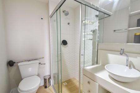 Apartamento para alugar com 42m², 1 quarto e 1 vaga Apartamento para alugar com 42m², 1 quarto e 1 vagaBanheiro da suíte
