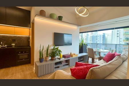 Sala de apartamento à venda com 2 quartos, 59m² em Pinheiros, São Paulo