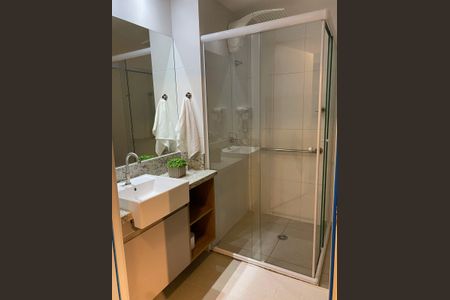 Banheiro de apartamento para alugar com 1 quarto, 27m² em Paraíso, São Paulo