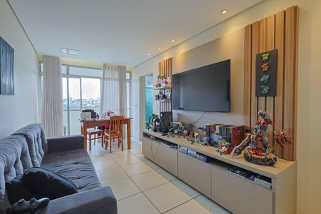 Sala de apartamento à venda com 2 quartos, 51m² em União, Belo Horizonte