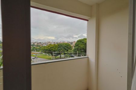 Varanda da Sala de apartamento à venda com 2 quartos, 51m² em União, Belo Horizonte