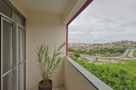 Varanda da Sala de apartamento à venda com 2 quartos, 51m² em União, Belo Horizonte