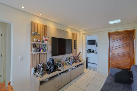 Sala de apartamento à venda com 2 quartos, 51m² em União, Belo Horizonte