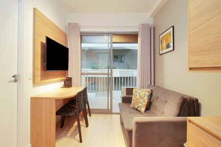 Sala de apartamento para alugar com 1 quarto, 29m² em Vila Nova Conceição, São Paulo