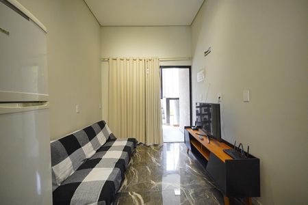 Sala - cozinha de apartamento para alugar com 1 quarto, 30m² em São João do Rio Vermelho, Florianópolis