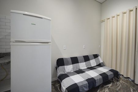 Sala - cozinha de apartamento para alugar com 1 quarto, 30m² em São João do Rio Vermelho, Florianópolis