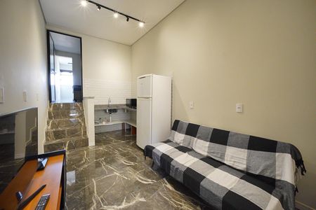 Sala - cozinha de apartamento para alugar com 1 quarto, 30m² em São João do Rio Vermelho, Florianópolis