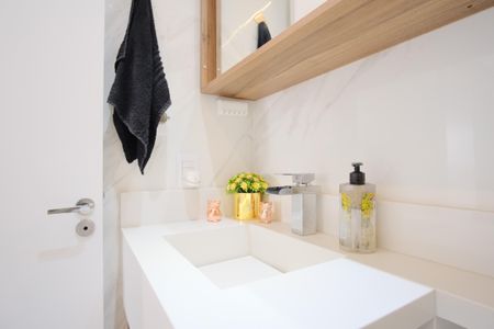 Apartamento à venda com 58m², 2 quartos e 1 vagaBanheiro Social