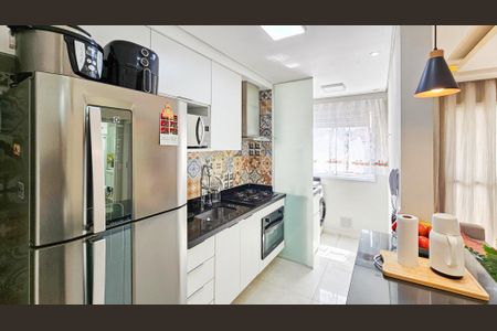 Apartamento à venda com 49m², 2 quartos e 1 vagaCozinha e área de serviço