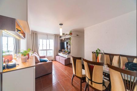 Sala de apartamento à venda com 2 quartos, 54m² em Vila Guarará, Santo André