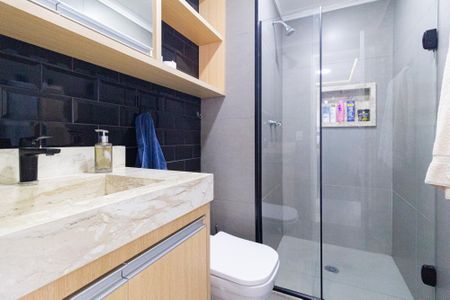 Banheiro de apartamento para alugar com 1 quarto, 40m² em City Bussocaba, Osasco