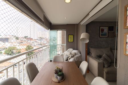 Varanda da Sala de apartamento para alugar com 2 quartos, 64m² em Vila da Saúde, São Paulo
