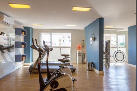 Apartamento para alugar com 36m², 1 quarto e 1 vaga Apartamento para alugar com 36m², 1 quarto e 1 vagaÁrea comum - Academia