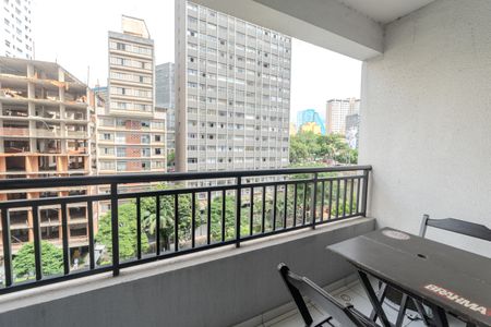 Apartamento para alugar com 21m², 1 quarto e sem vagaSacada
