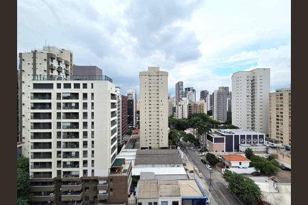 Vista da Sala de apartamento à venda com 3 quartos, 103m² em Indianópolis, São Paulo