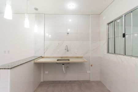 Cozinha de casa para alugar com 1 quarto, 44m² em Vila Ema, São Paulo