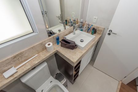 Banheiro da Suíte  de apartamento para alugar com 2 quartos, 57m² em Residencial Joao Luiz, Hortolândia
