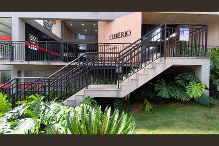 Studio para alugar com 28m², 1 quarto e sem vagaFachada + Plaquinha