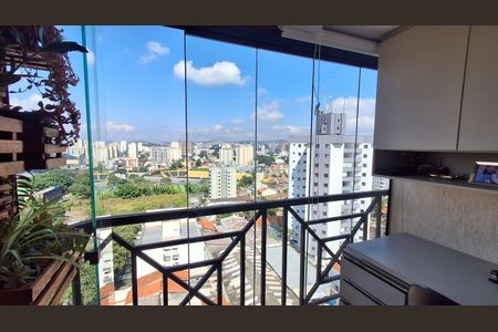 Varanda  de apartamento à venda com 3 quartos, 65m² em Vila Euclides, São Bernardo do Campo