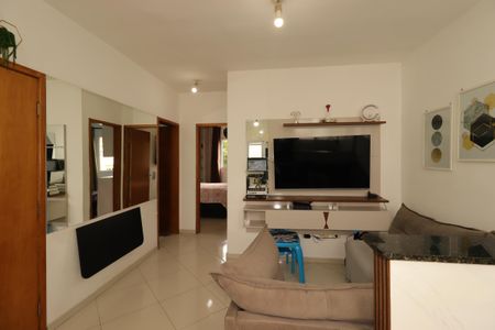 Sala de apartamento à venda com 2 quartos, 76m² em Vila Valparaíso, Santo André
