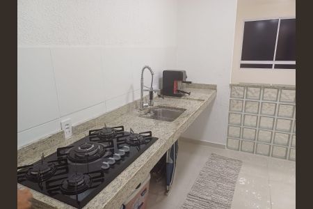 Cozinha de apartamento para alugar com 2 quartos, 44m² em Vargem Pequena, Rio de Janeiro