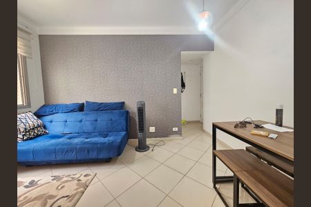 Sala de apartamento à venda com 1 quarto, 42m² em Brooklin, São Paulo