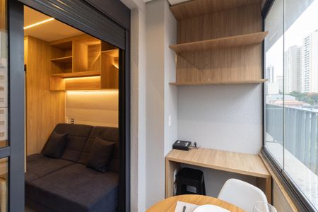 Studio à venda com 27m², 1 quarto e sem vagaVaranda 