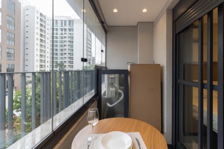 Studio à venda com 27m², 1 quarto e sem vagaVaranda 