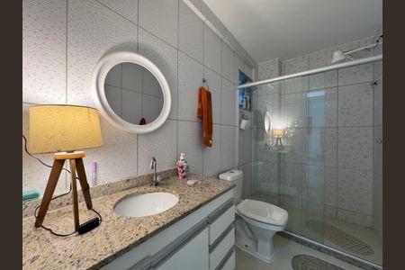 Banheiro Social de apartamento à venda com 1 quarto, 60m² em Recreio dos Bandeirantes, Rio de Janeiro