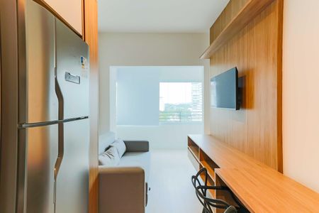 Sala / Cozinha de apartamento para alugar com 1 quarto, 32m² em Butantã, São Paulo