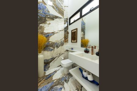 Lavabo de casa de condomínio à venda com 3 quartos, 235m² em Fazenda Santa Cândida, Campinas