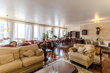 Sala de apartamento à venda com 5 quartos, 280m² em Santa Cecilia, São Paulo