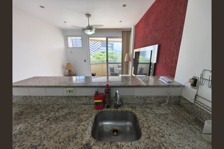 Cozinha de apartamento para alugar com 1 quarto, 55m² em Barra Olímpica, Rio de Janeiro