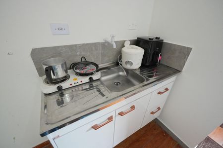 Cozinha de kitnet/studio para alugar com 1 quarto, 26m² em Ipiranga, São Paulo