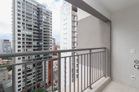 Varanda de kitnet/studio para alugar com 1 quarto, 26m² em Pompeia, São Paulo