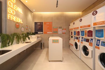 Studio para alugar com 26m², 1 quarto e sem vagaLavanderia