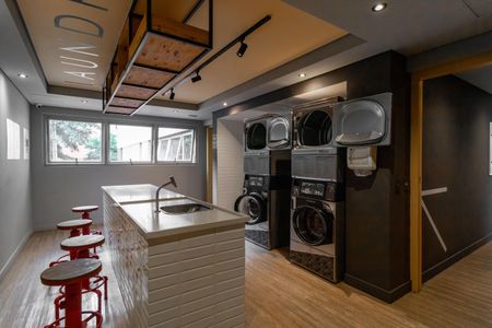 Studio para alugar com 30m², 1 quarto e sem vaga Studio para alugar com 30m², 1 quarto e sem vagaLavanderia