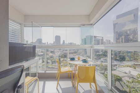 Apartamento para alugar com 37m², 1 quarto e 1 vagaVaranda