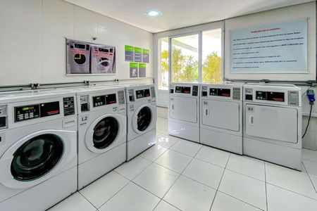 Apartamento à venda com 42m², 1 quarto e 1 vaga Apartamento à venda com 42m², 1 quarto e 1 vagaÁrea comum - Lavanderia