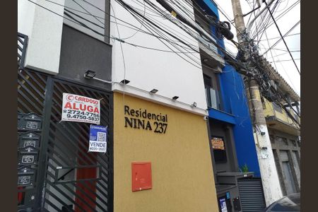 Apartamento para alugar com 35m², 2 quartos e sem vaga Apartamento para alugar com 35m², 2 quartos e sem vagaFachada Placa inst.25/02/26 cod.ZNHJ-79