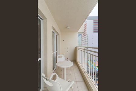 Studio à venda com 31m², 1 quarto e 1 vagaVaranda