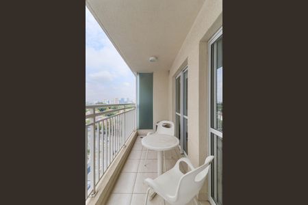 Studio à venda com 31m², 1 quarto e 1 vagaVaranda