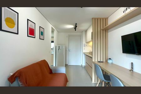 Sala de apartamento para alugar com 1 quarto, 28m² em Pinheiros, São Paulo