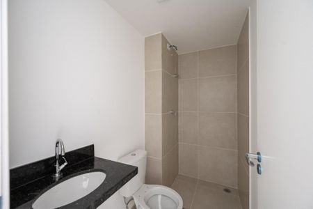 Banheiro Social de kitnet/studio à venda com 1 quarto, 35m² em Mirandópolis, São Paulo